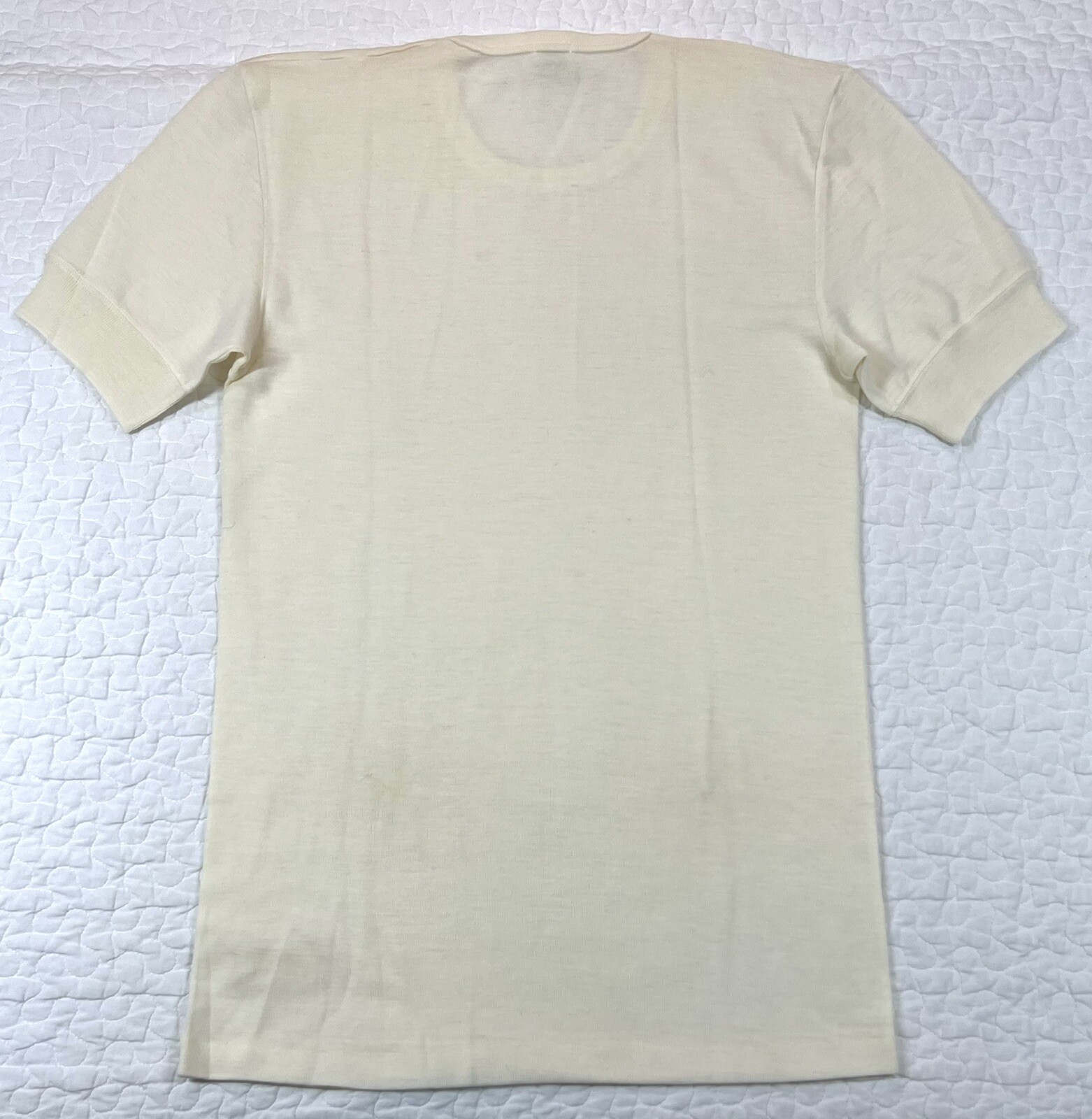 Vintage Wool Base Layer Women&rsquo;s Large Cream NWT NOS Made in Italy