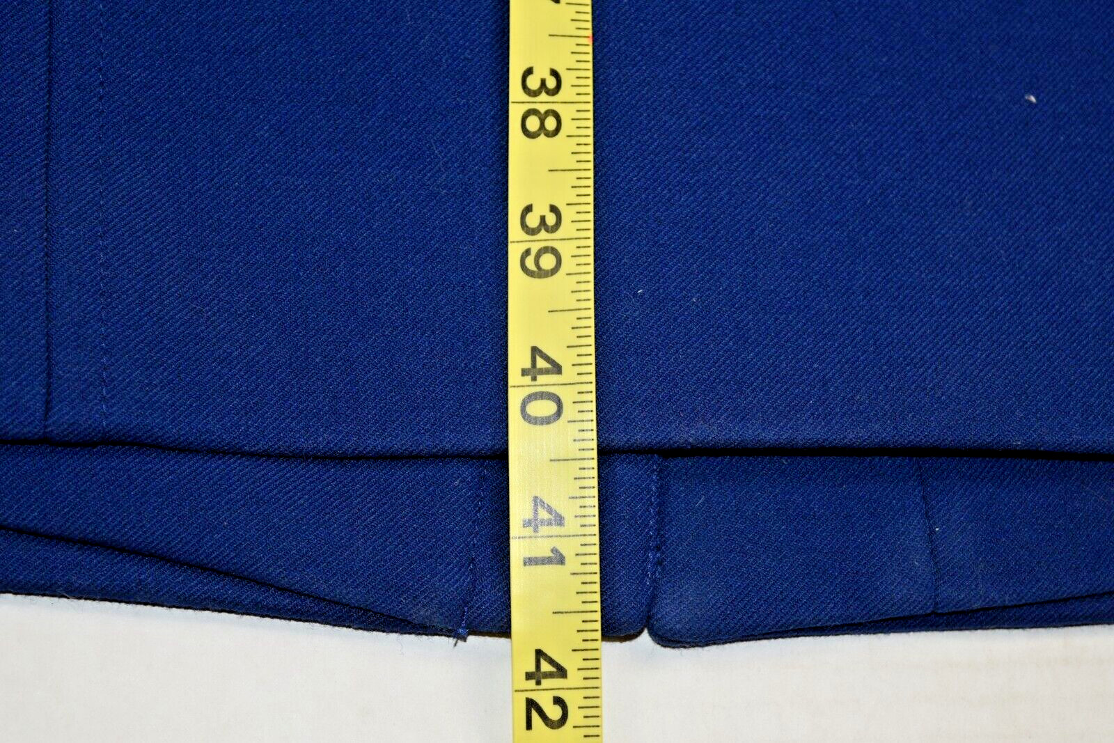 Overcoat American Airlines Issued Size L 2016 Blue Lined Poly Wool Dual Zip Warm