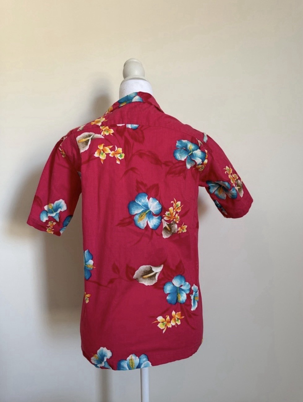 Surf Line Hawaii women&rsquo; L Cotton Hawaiian Shirt Floral Short Sleeve