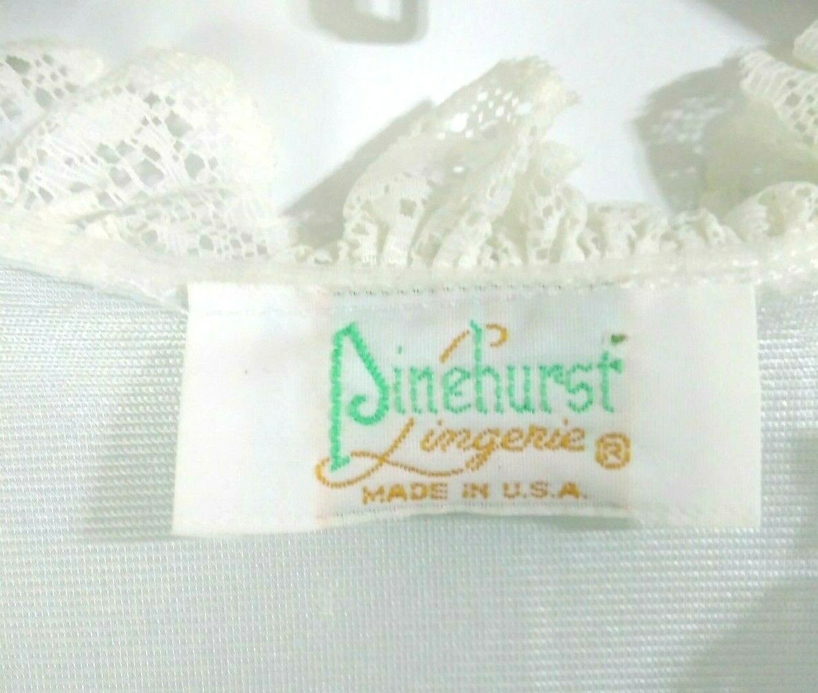 Pinehurst Lingerie Nightgown Negligee Gown Long Blue USA Medium Vintage Women&rsquo;s