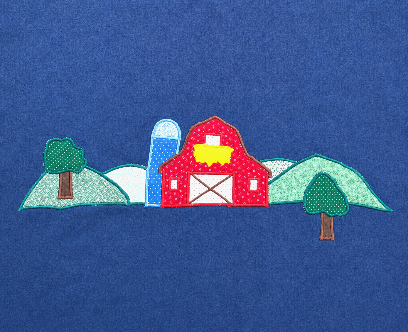 Vintage Betsys Things Farm Barn Applique Jumper Dress Cottagecore Teacher No Tag