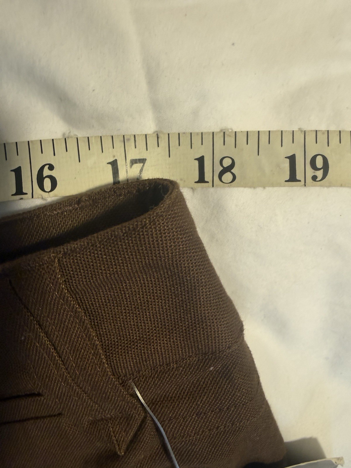 VTG 90S Rampage Sz11 NWTS Brown wide leg Cropped gaucho Shorts Rare Hippie capri