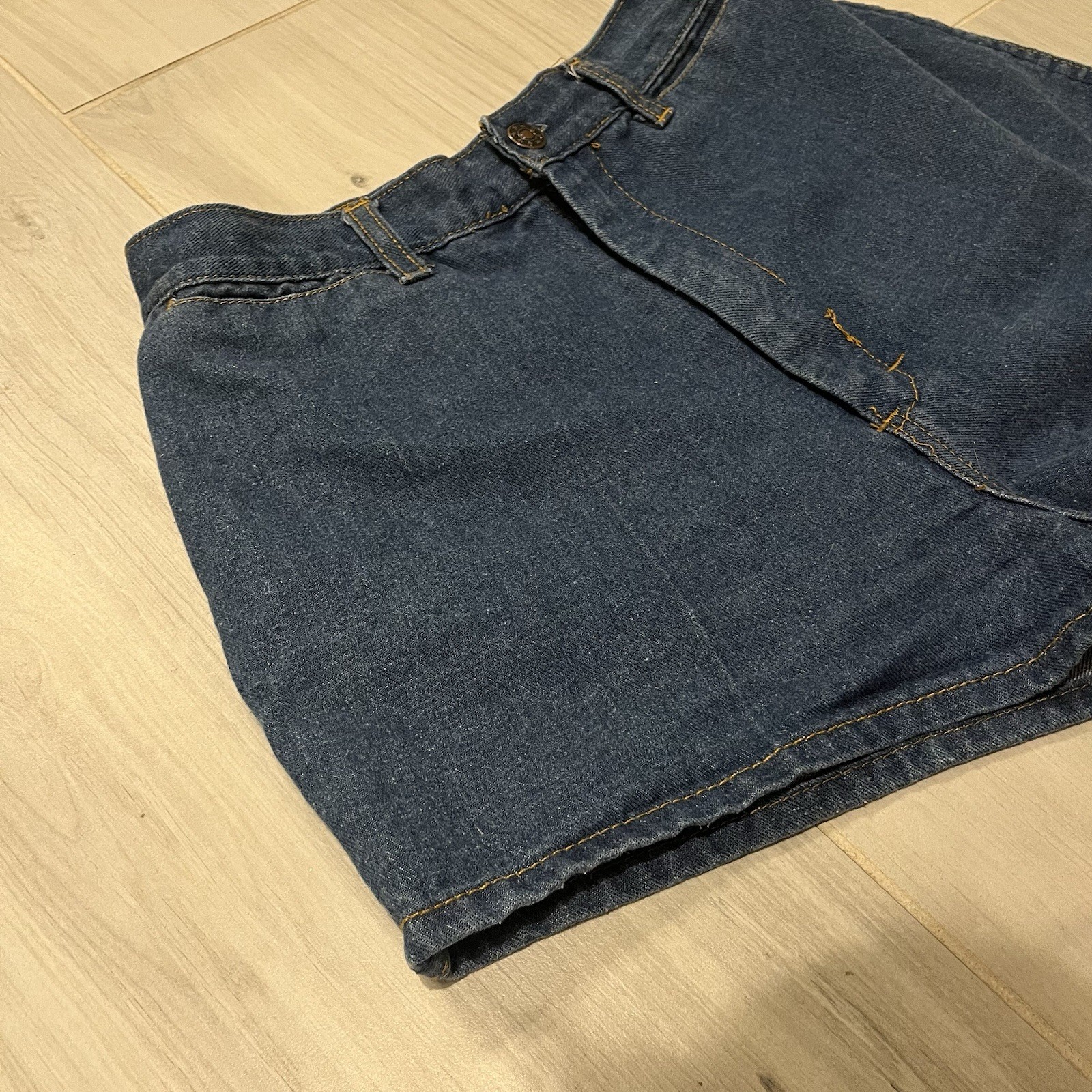 Vintage 60s/70s Woolco Denim Shorts Hot pants Rockabilly Sailor USA Retro