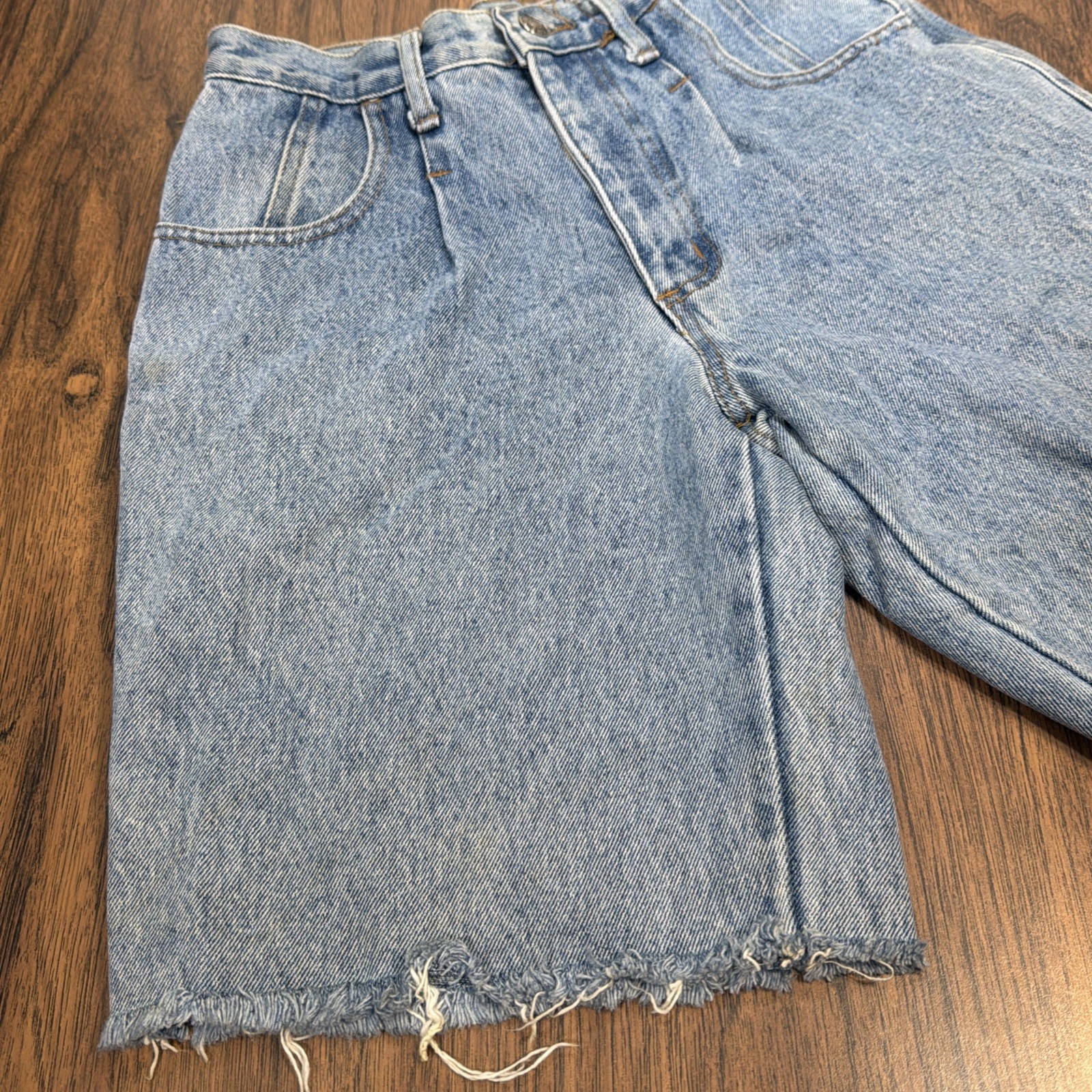 Vtg The Limited 70s 80s Jean Shorts Hi-rise Womens 2 Pleated USA 25×8.5 Cut Offs