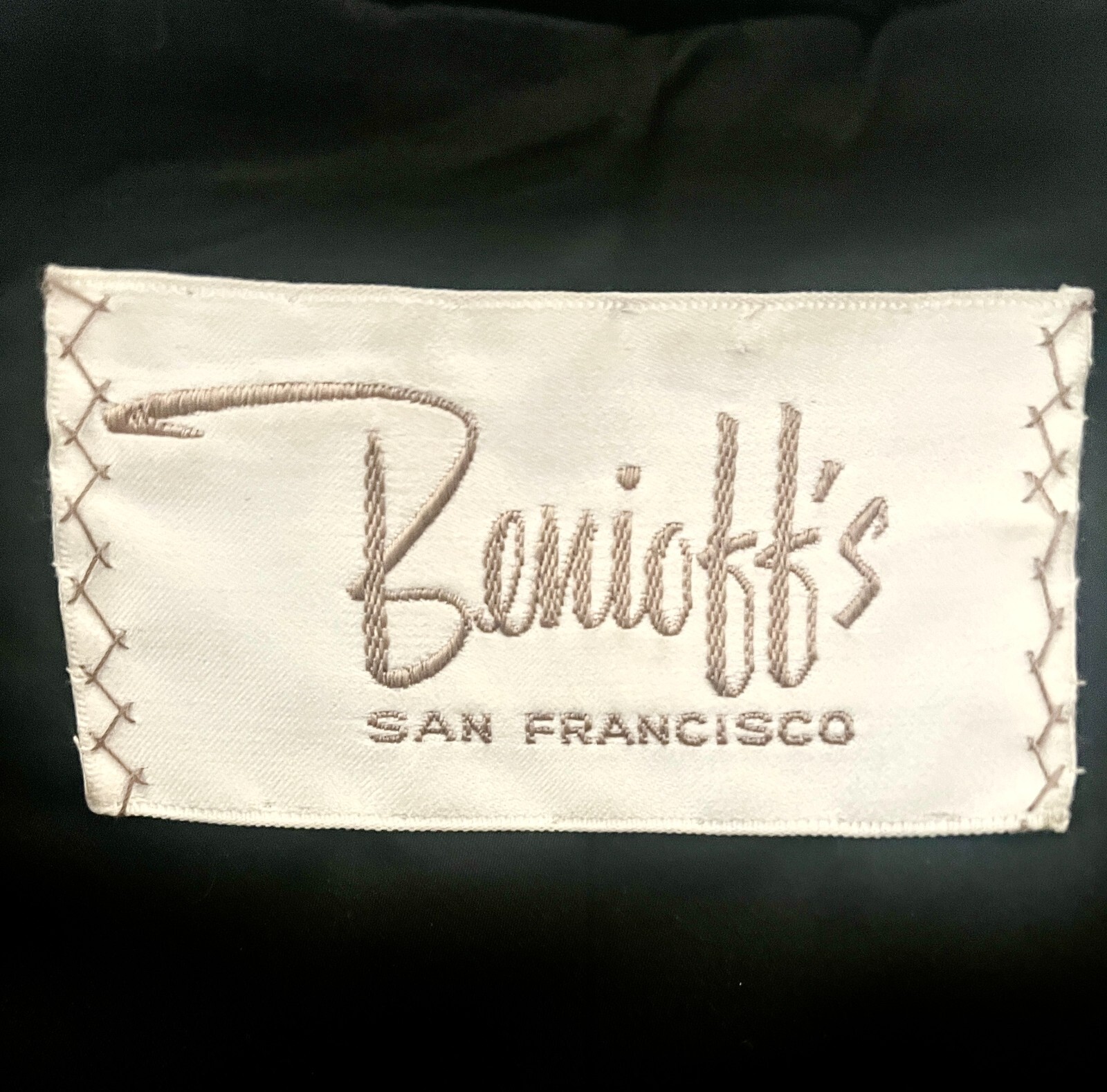Excellent Inky Black Sheared Persian Lamb Stroller Length Coat, Benioff&rsquo;s , S-M
