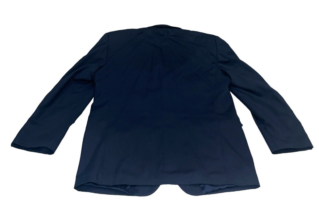 Vintage Principe Italy Navy Blue 3 Button Women’s Jacket Lined See Description