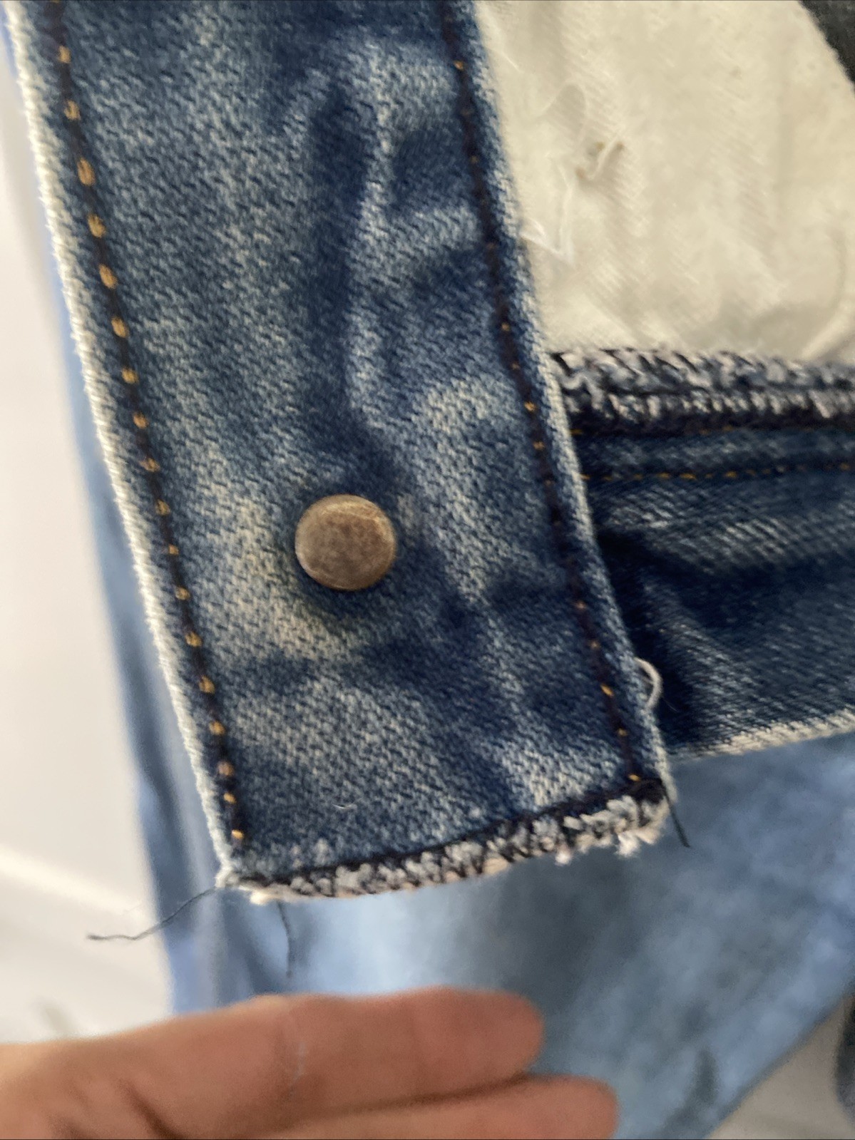VTG HASH Buckle Back Jeans EUC