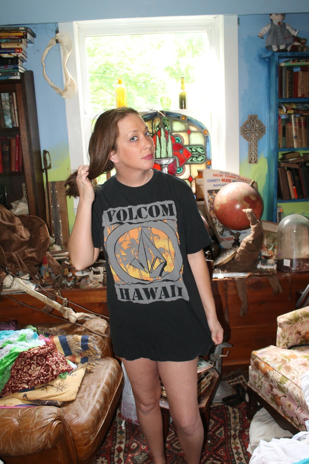 Volcom Hawaii T-Shirt Black Medium