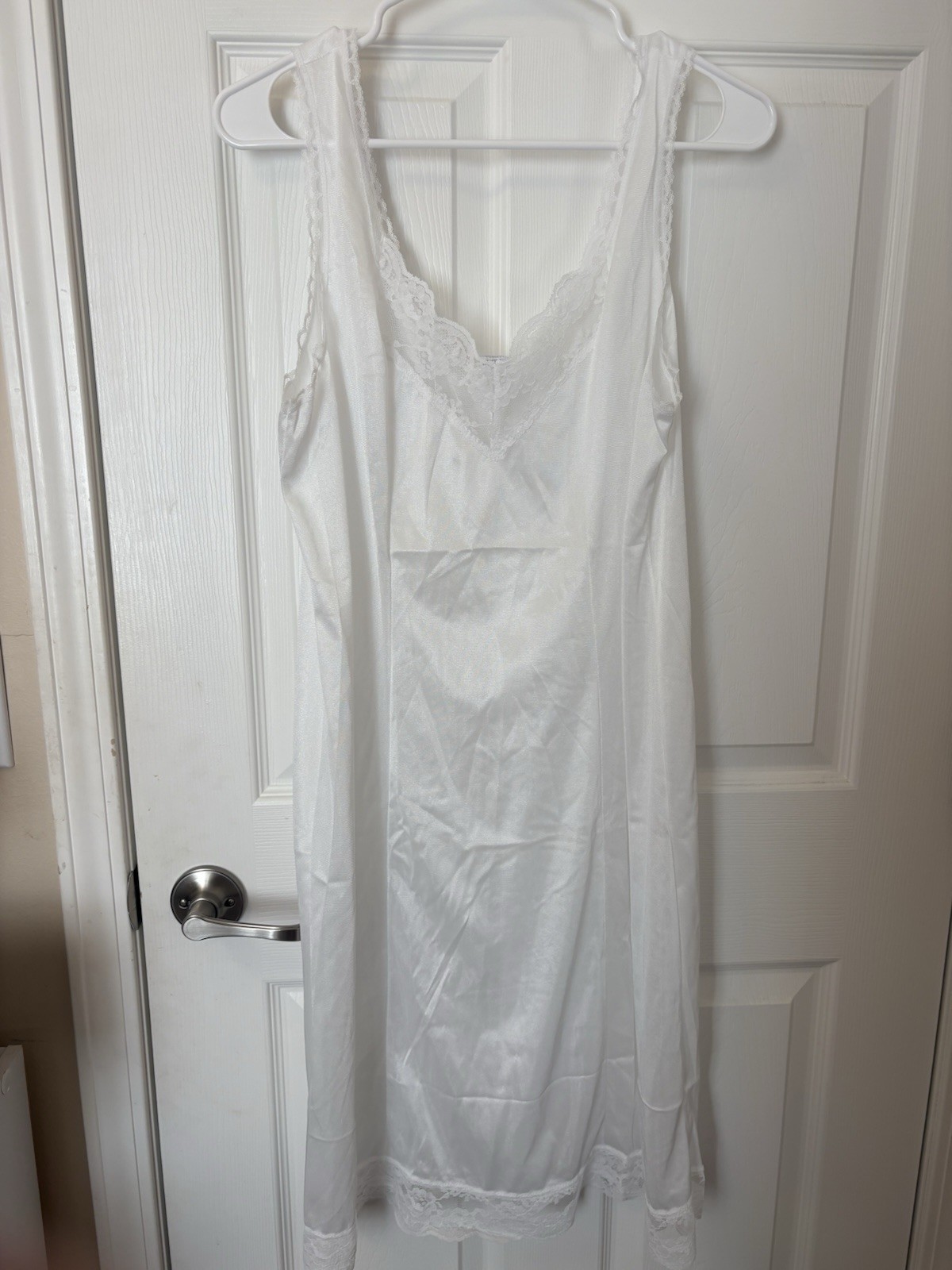 Vtg Blair Sissy Sz 38 Nightgown Dress Lace Size White 1381041 Brand New W/O Tags