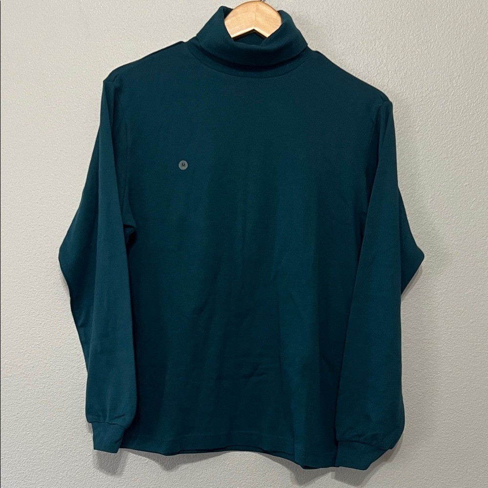 Vintage Northern Reflections Women&rsquo;s Med Dark Teal Turtleneck Sweater Timeless