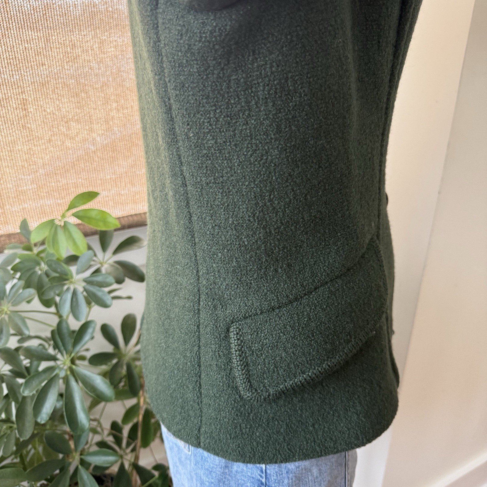Vintage Salzburger Shetland Wool Jacket Women&rsquo;s Large Austria Hunter Green