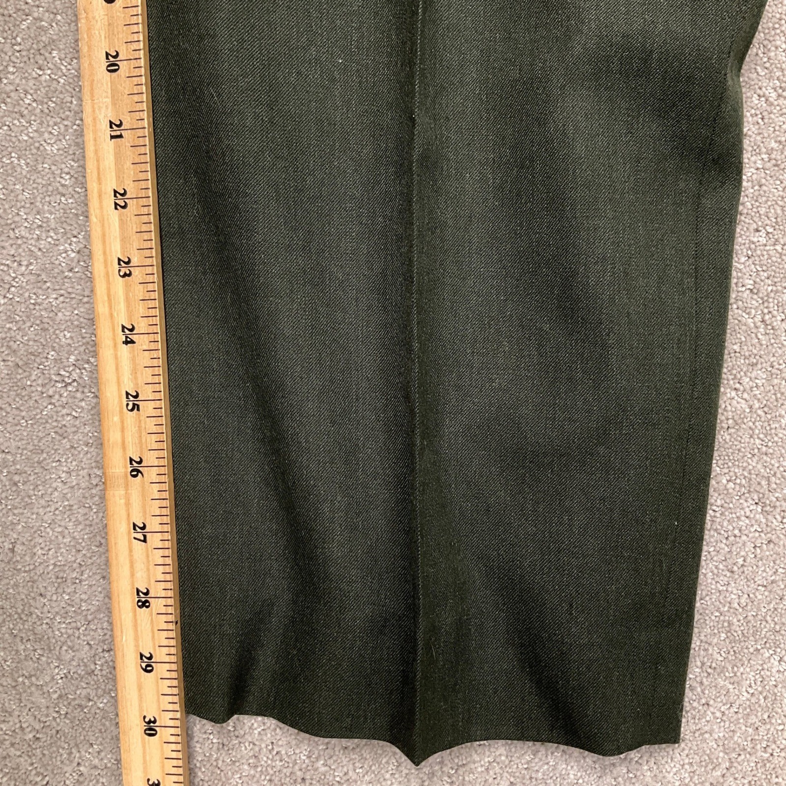 Pendleton Pantsuit Womens 18W Green Corporate Minimalist Preppy Wool USA VTG