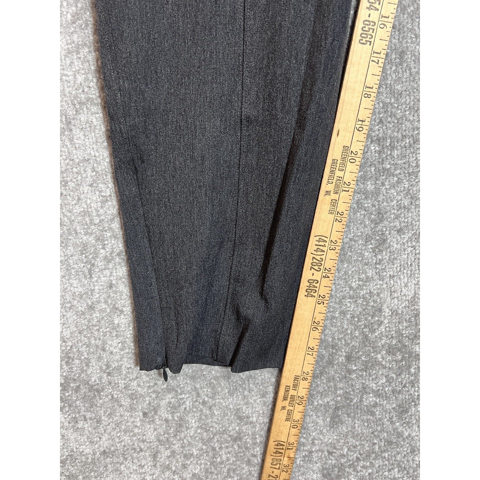 Old Navy High RisePull On Pants Womens Sz XXL Gray Stretch Ankle Zip Pockets New