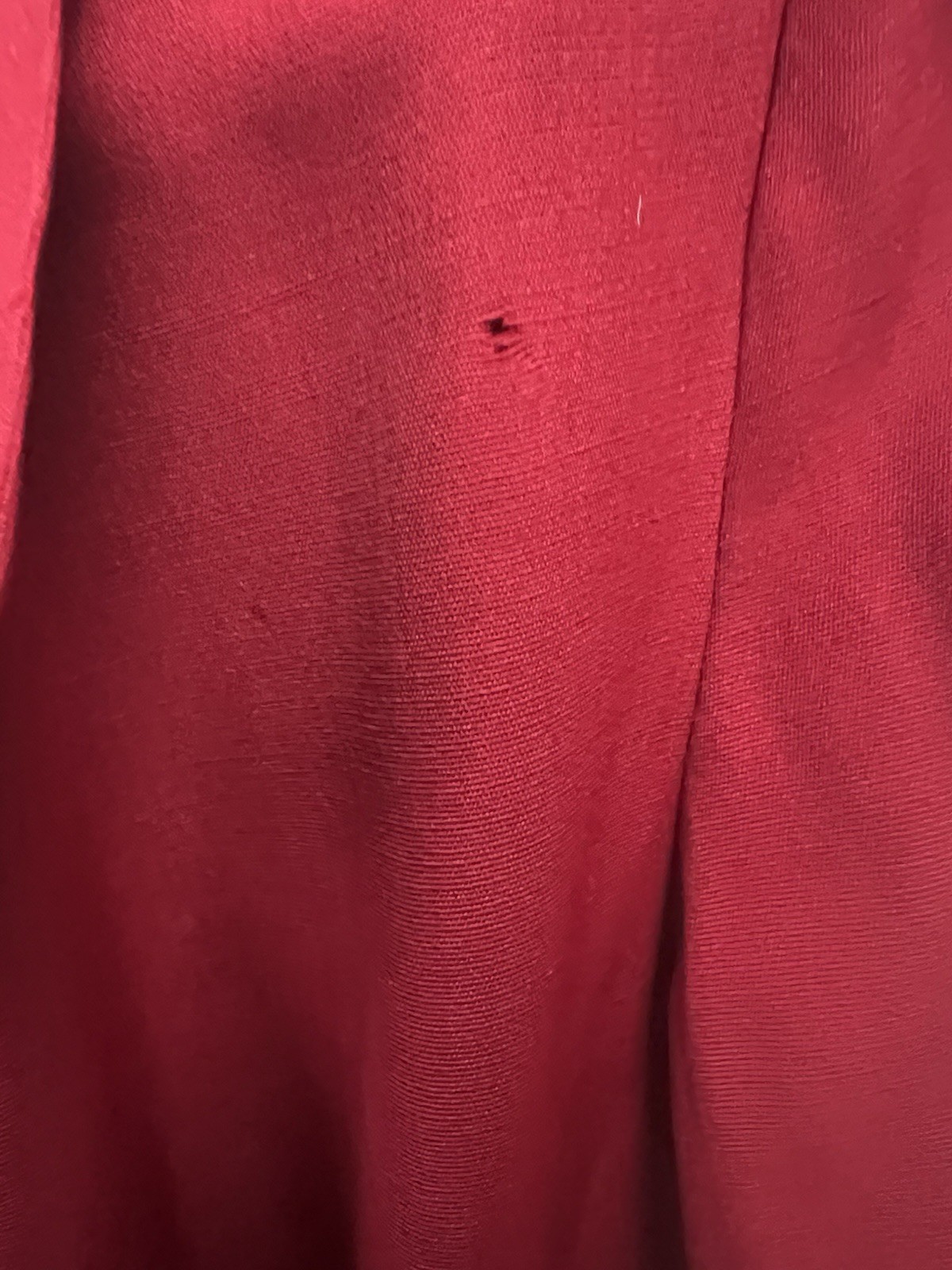 Smashing 1920’s Red Faille Coat Lined In Red Silk