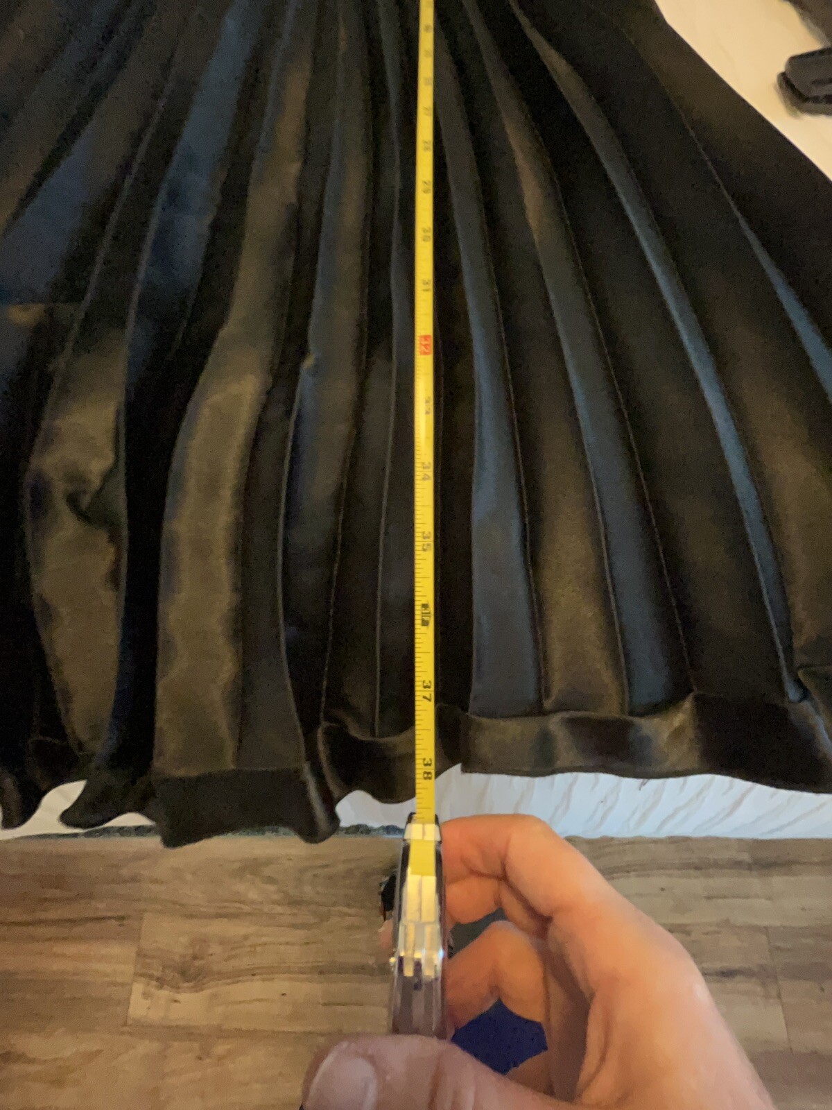 Vintage 90’s Rabbit Rabbit Rabbit Design Black Pleated Sexy Lined Dress Size 12