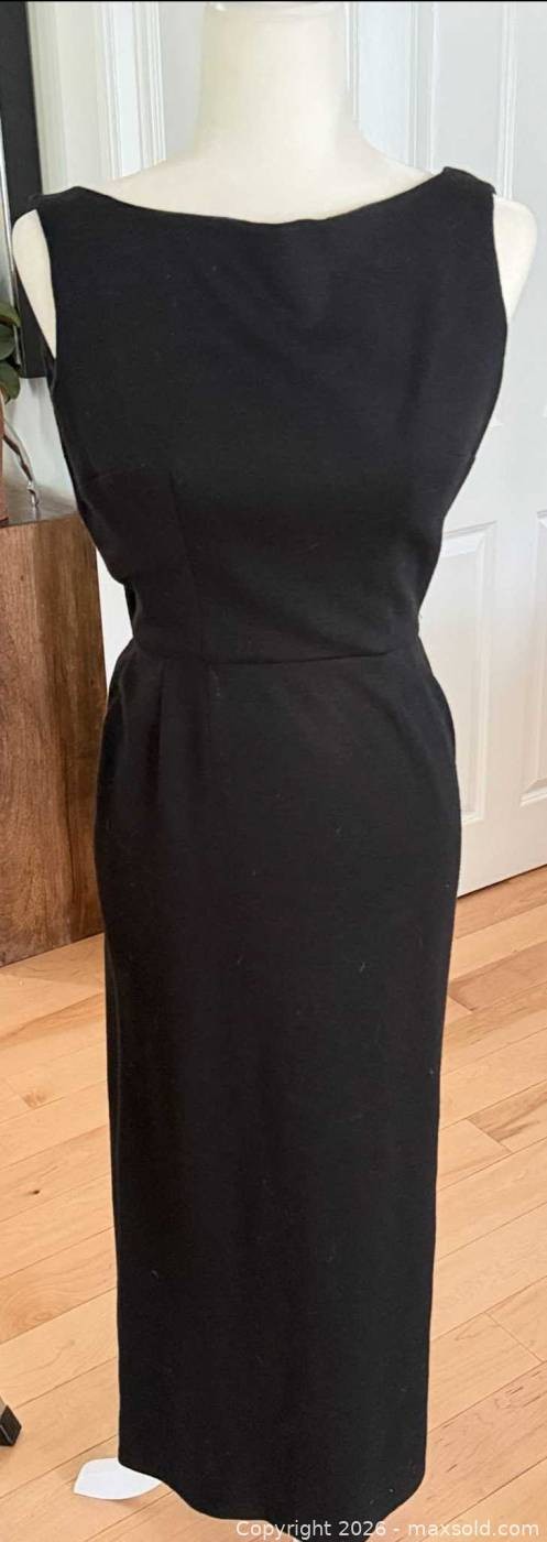 Vintage Black Wardrobe Lot Mr Mort Maxi Dress + Dress + Cami + Knit AS-IS 44