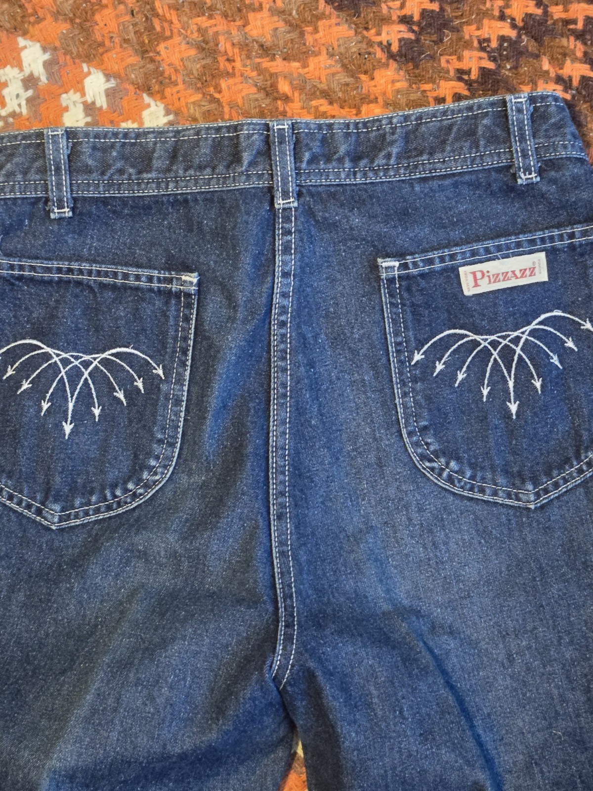Vintage Pizzazz New York Paris Jeans High Waist Sz 16 60s 70s