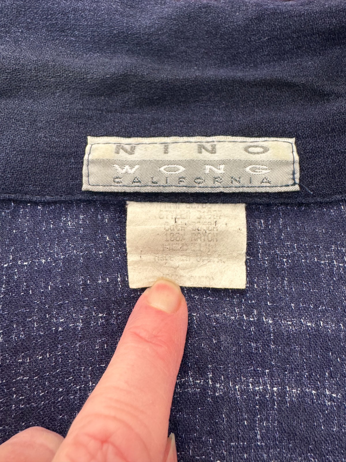 Vtg Nino Wong California Womens Sz M? Shirt Jacket Boho Art to Wear Horse Birds