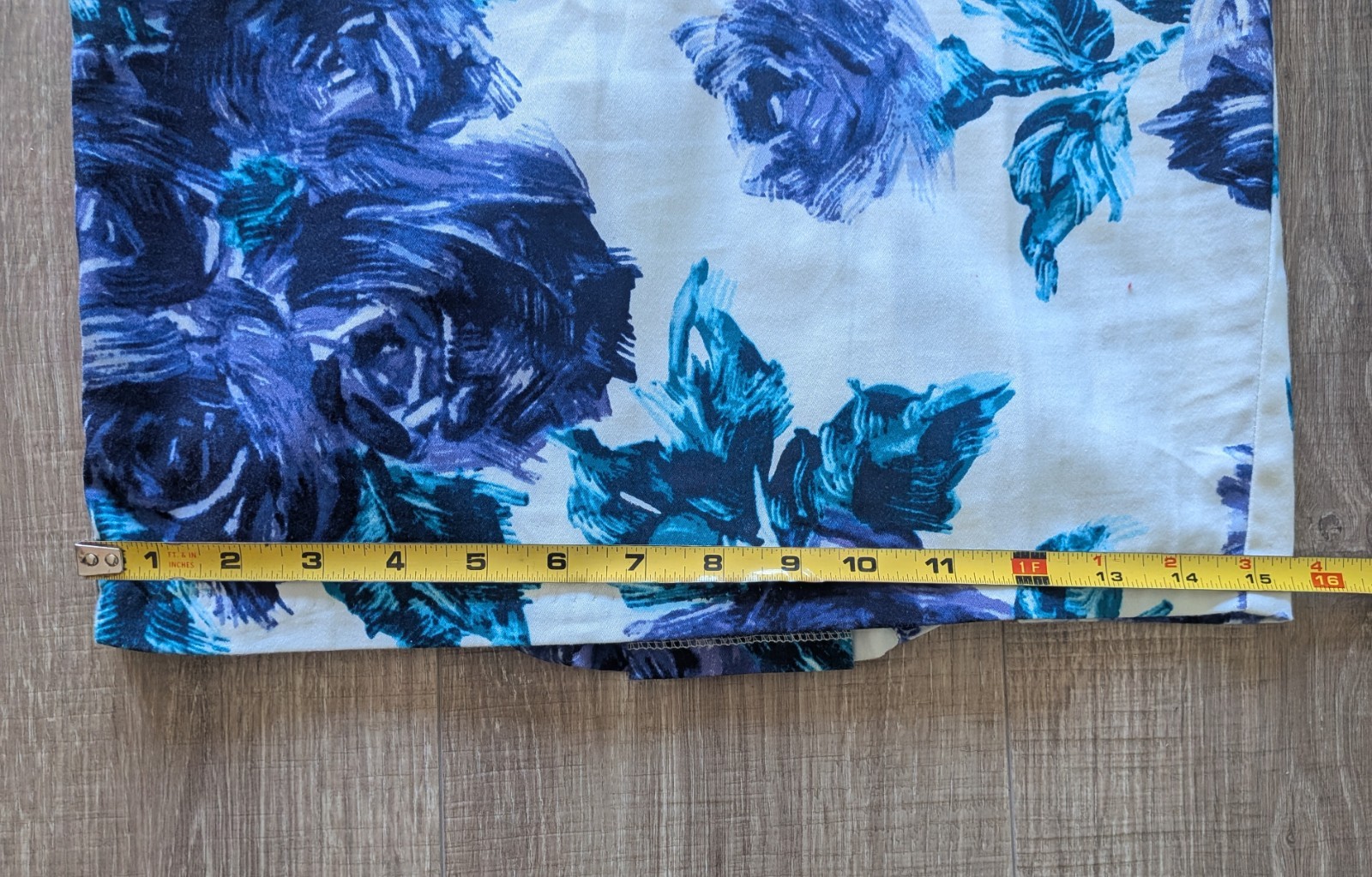 Pinup Couture Erika Wiggle Dress Blue Rose Floral + Matching Bolero – Size Small