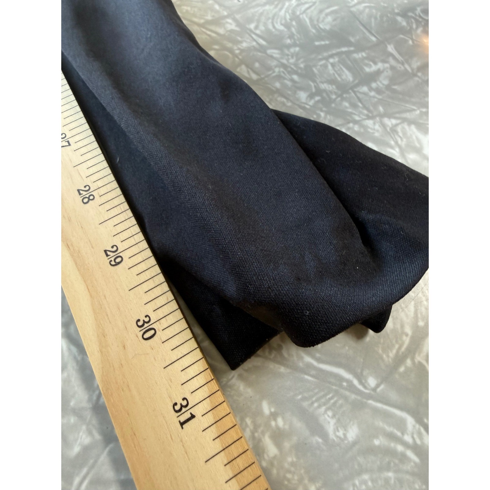 Vintage Black Spaghetti Strap Jumpsuit Wide Leg Sweetheart Neck 100% Disco 5