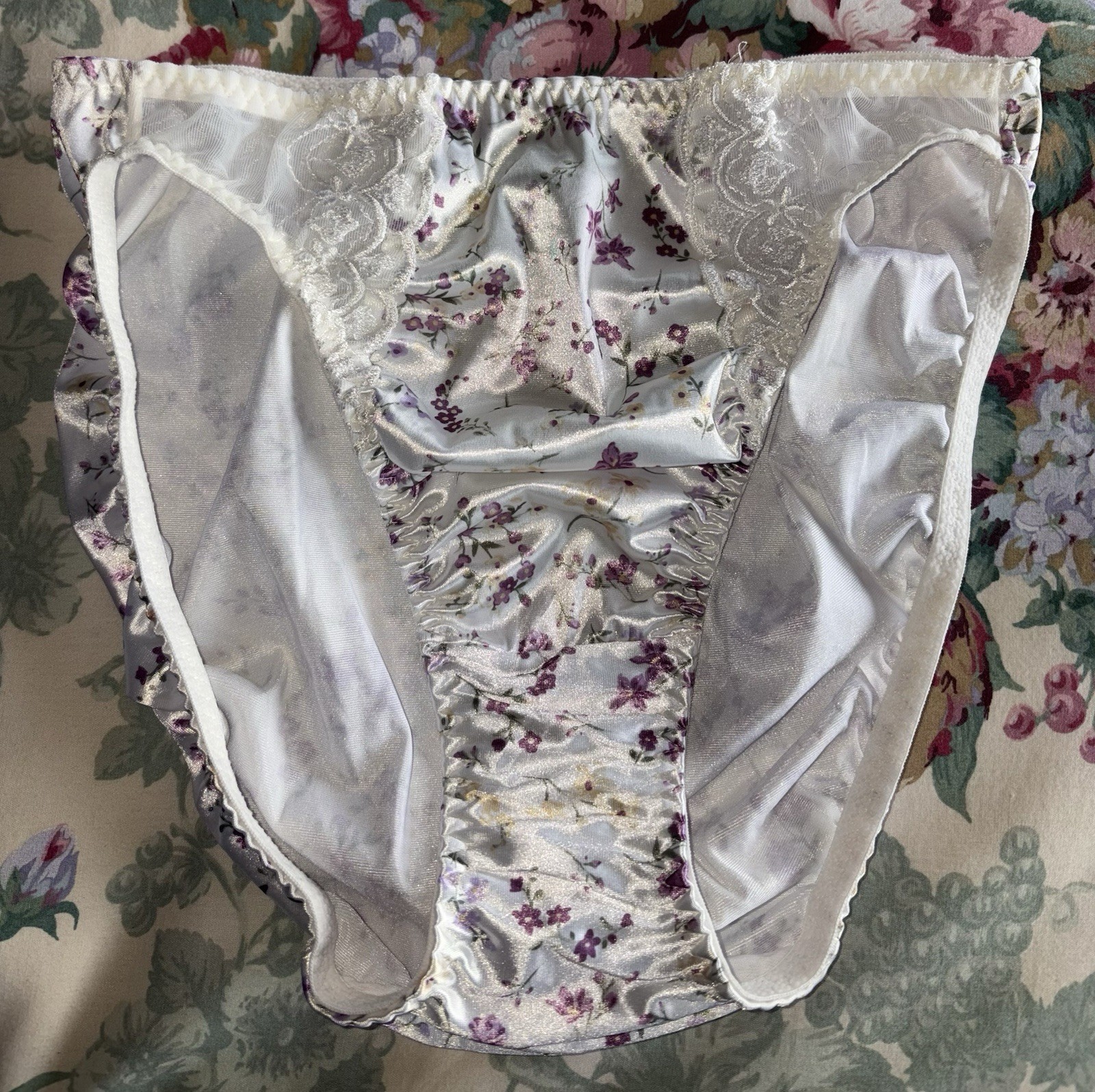 Maidenform Sweet Savvy Y2K Second Skin Hi-Cut 7 L Brief Bikini Underwear Panty