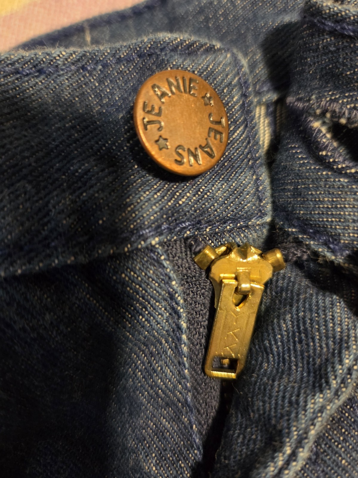 Vintage 70s Patchwork Denim Jeans Pants Flare Jeanie Laura Accessories 7 / 8