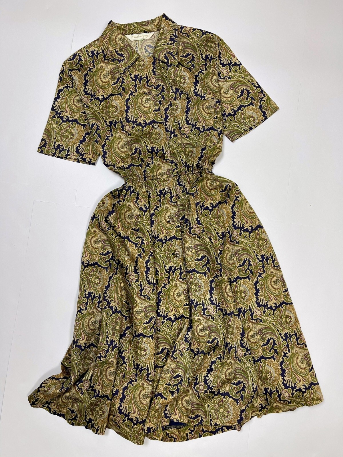 Burberrys vintage midi dress 70-80s