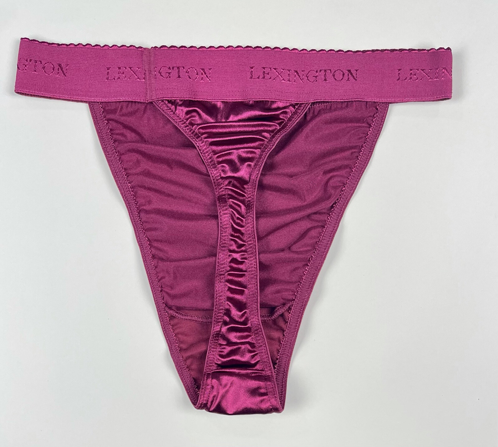 Second Skin Satin Rio Thong · Burgundy · L/7