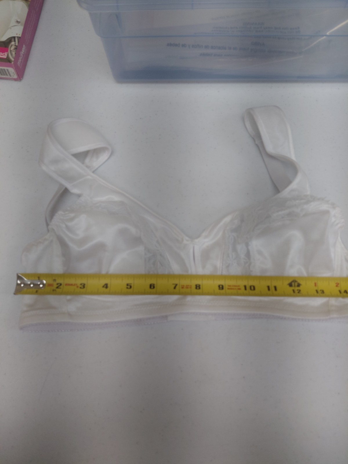 Vintage White Bra Size 38B