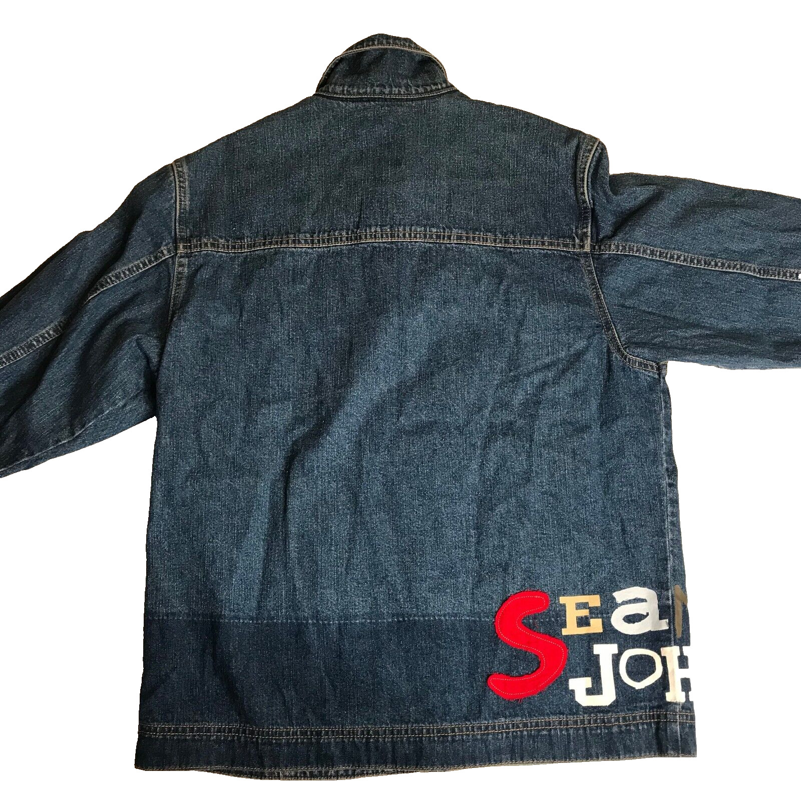 Sean John Blue Vintage 90s Jacket Size Medium 12 – 14