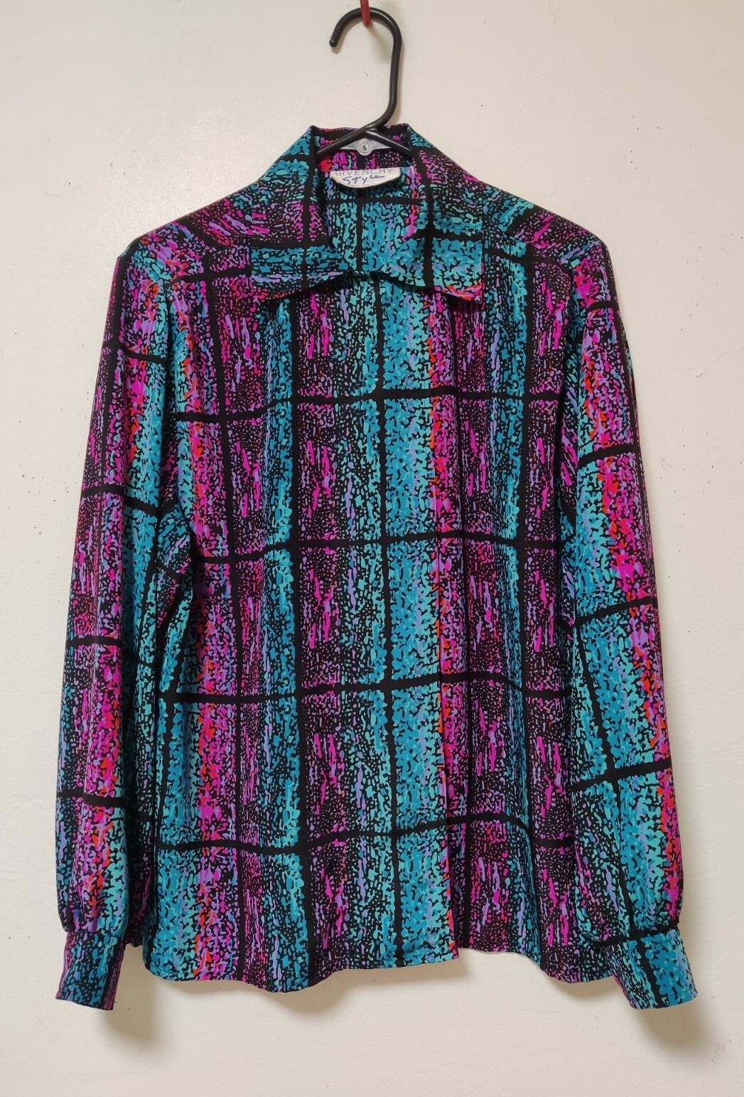 Vintage Designer Givenchy Style Paris New York Ladie&rsquo;s Blouse Size 12 EVC