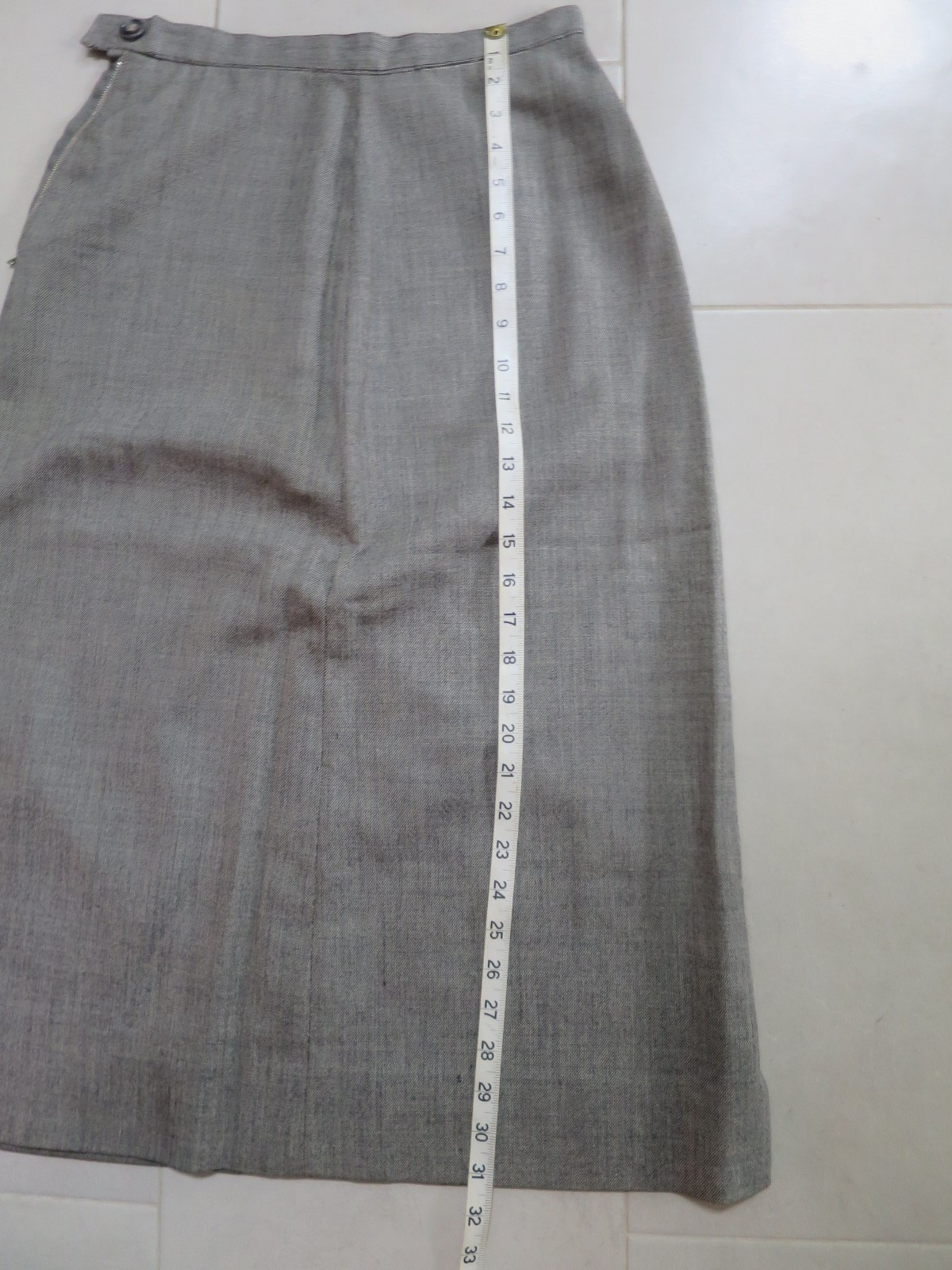 VTG Women&rsquo;s 40s 2 Pc Gray Wool Jacket & Skirt Dress Suit Set 1940s