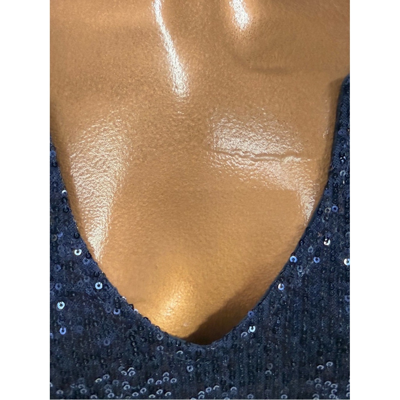 Lavish Sequin top S Y2K Party Glam Coquette Sheer Festival