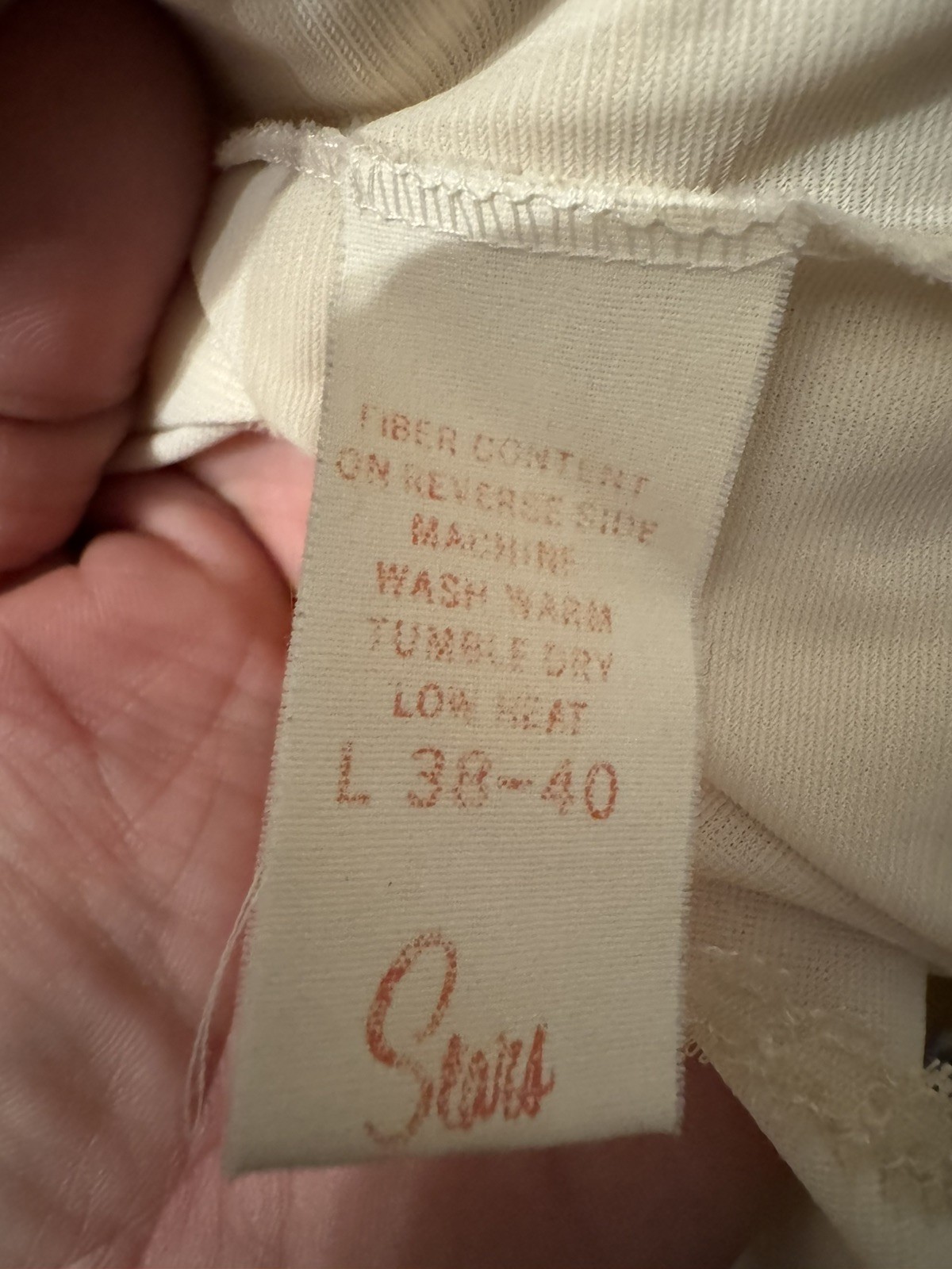 Vintage Sears 2pc Embroidered Bodice Long Nightgown & Robe Large 38/40