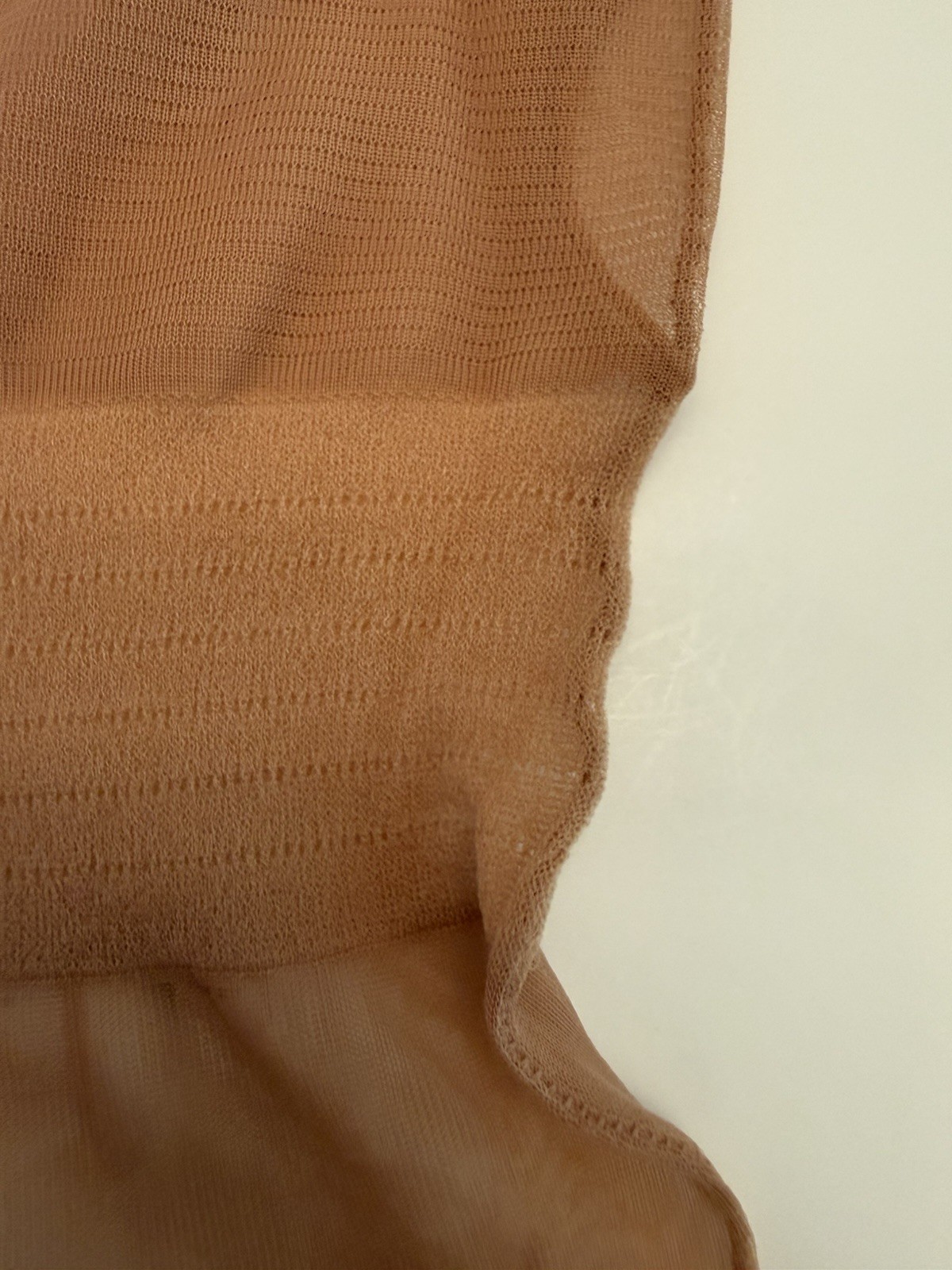 Vintage Park Ave Full Fashioned Seamed Stretch Welt Flat Knit Stockings