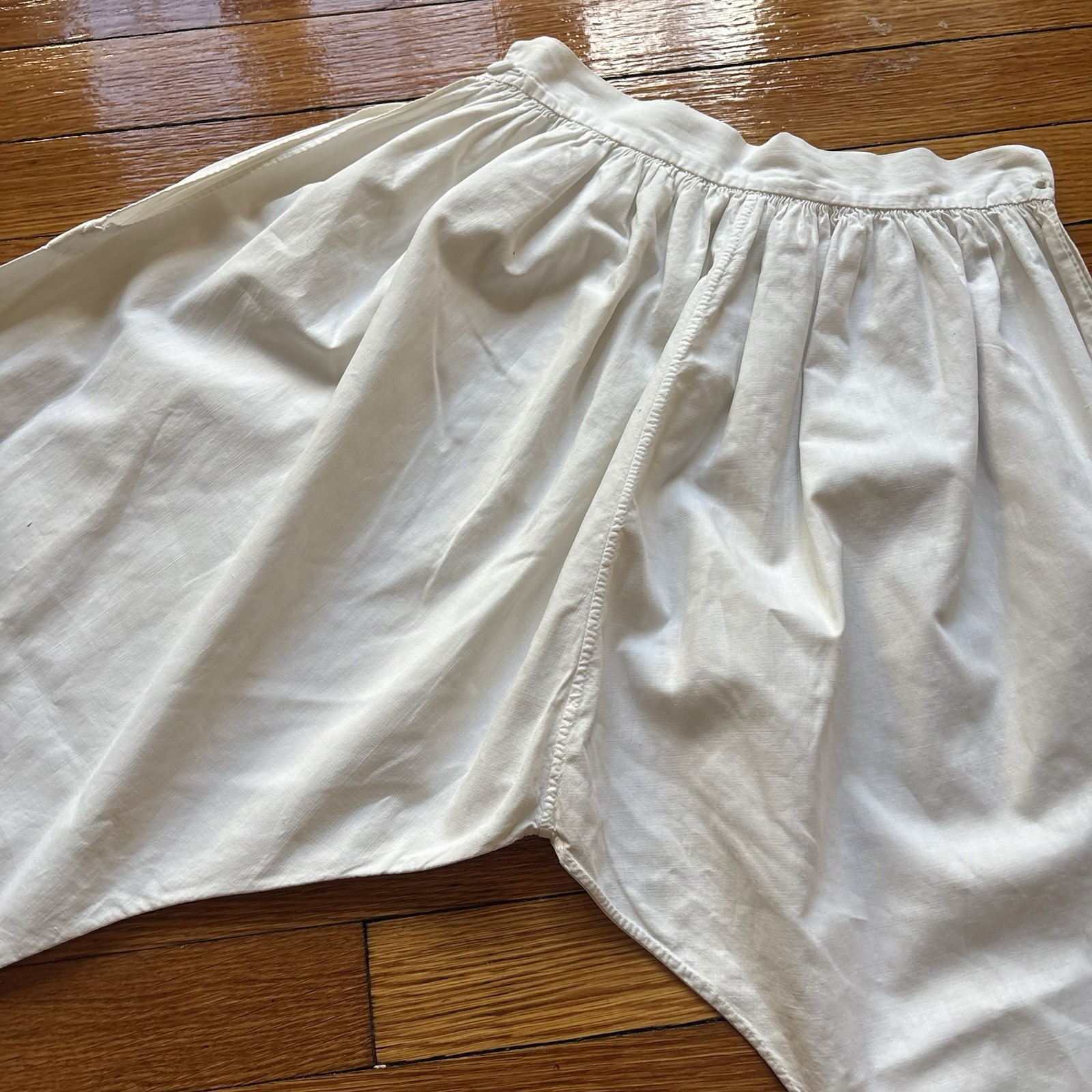Vintage Antique White Cotton Bloomer Shorts Women’s As Is Edwardian Era