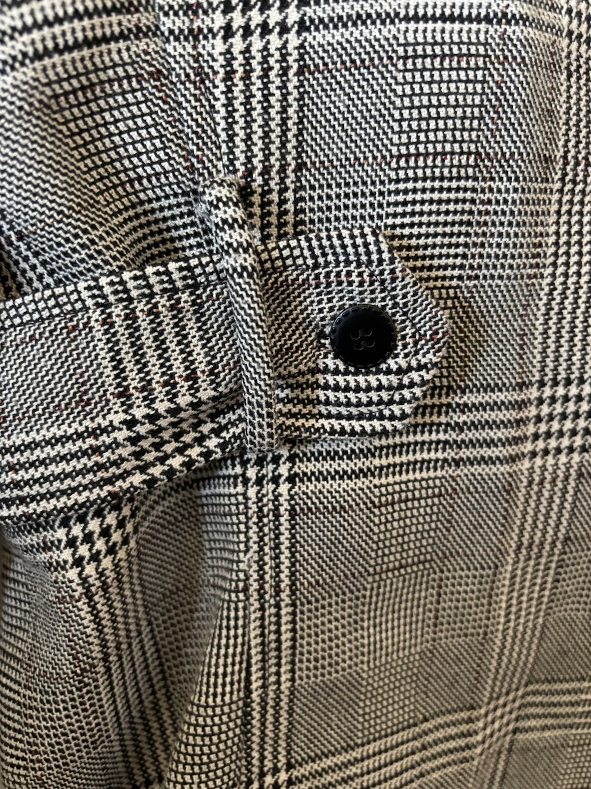 Vintage Levine Classics Suit Jacket Blazer 14 Gray Glen Plaid Pockets Timeless
