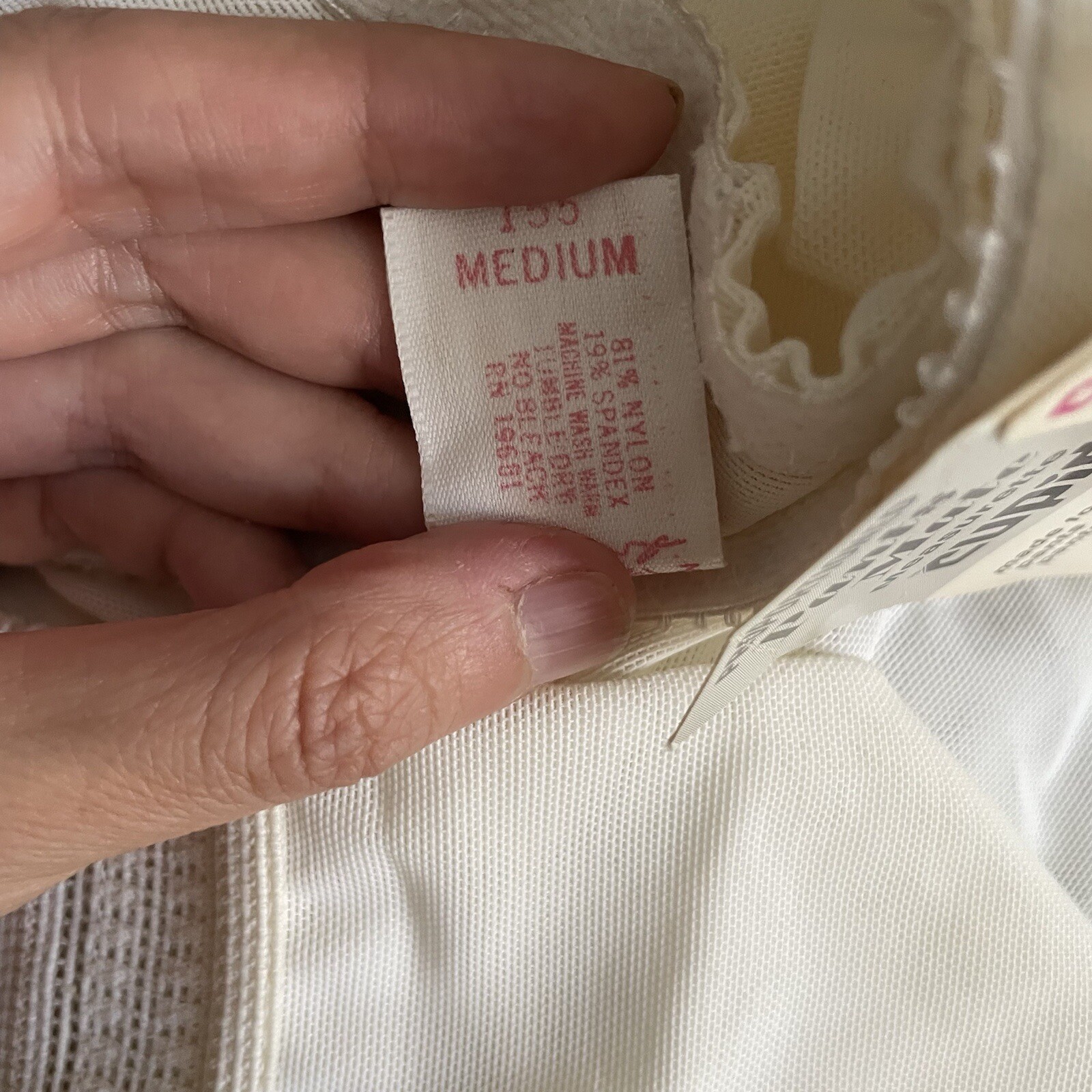 Cupid Vintage Pants-Mate Underwear Shaper Pants Dead Stock Off White Size Medium