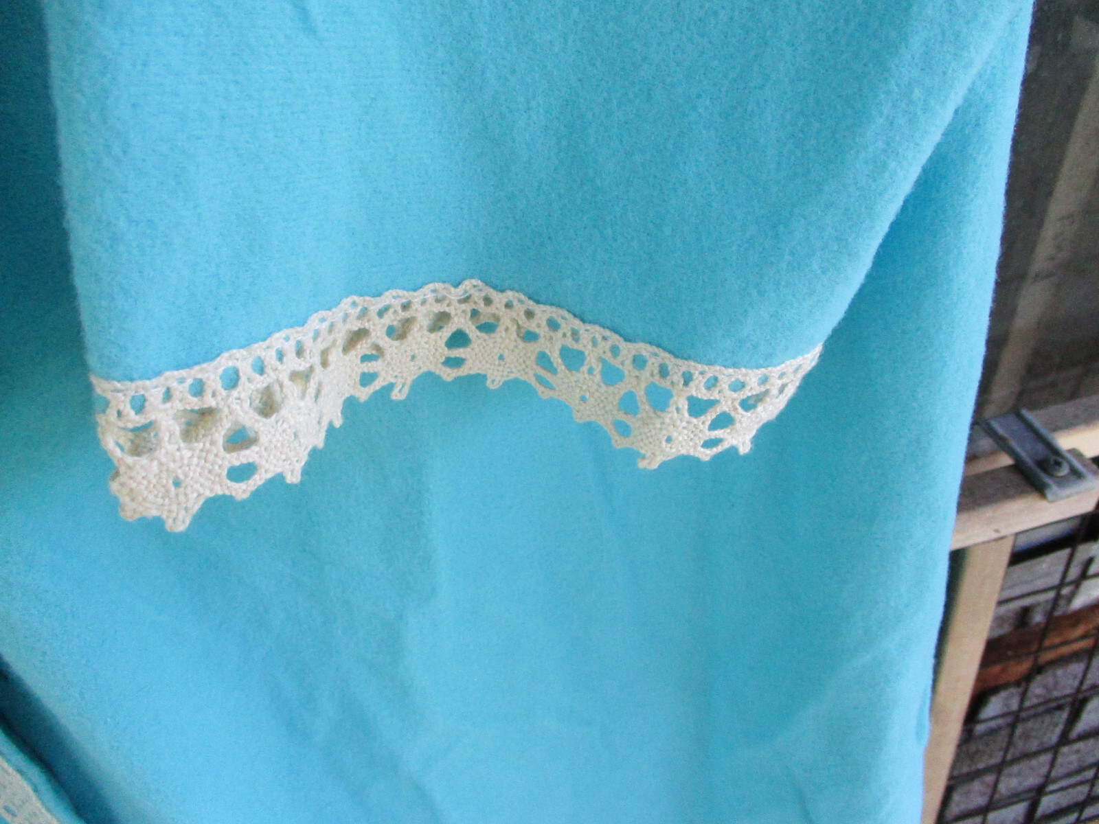 Women&rsquo;s Powder Blue Arnel Triacetate Nylon Snap Front Robe Long Size 18 Vintage