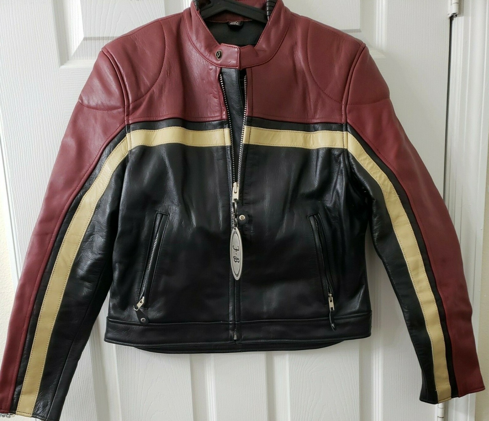 Vintage Flying Bikers Oakwood Leather Jacket – Women&rsquo;s Size M – Biker Moto