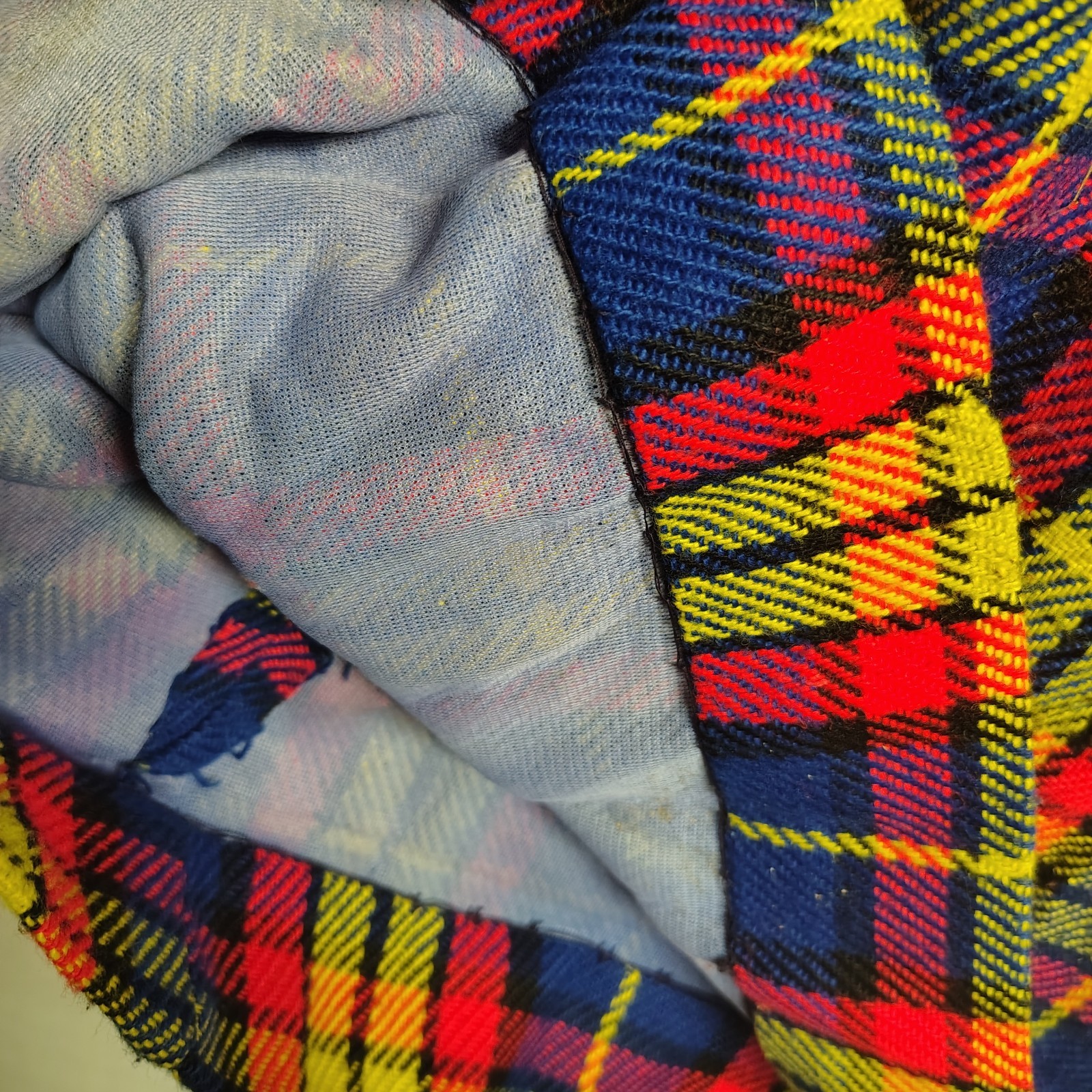 Vtg LOT OF 6 1960s 70s Wool Plaid Mini Skirts Dress Handmade Preppy School Girl