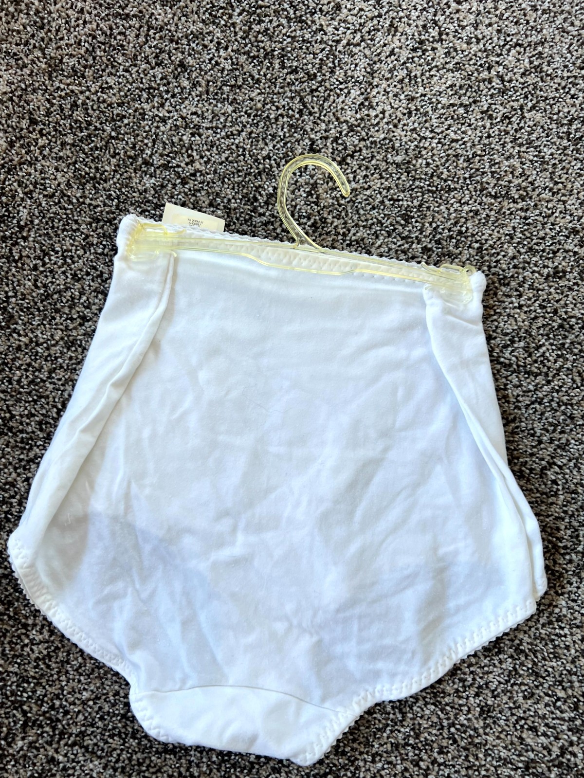 Vintage Bali white Light control stretch cotton brief XL * BNWT *