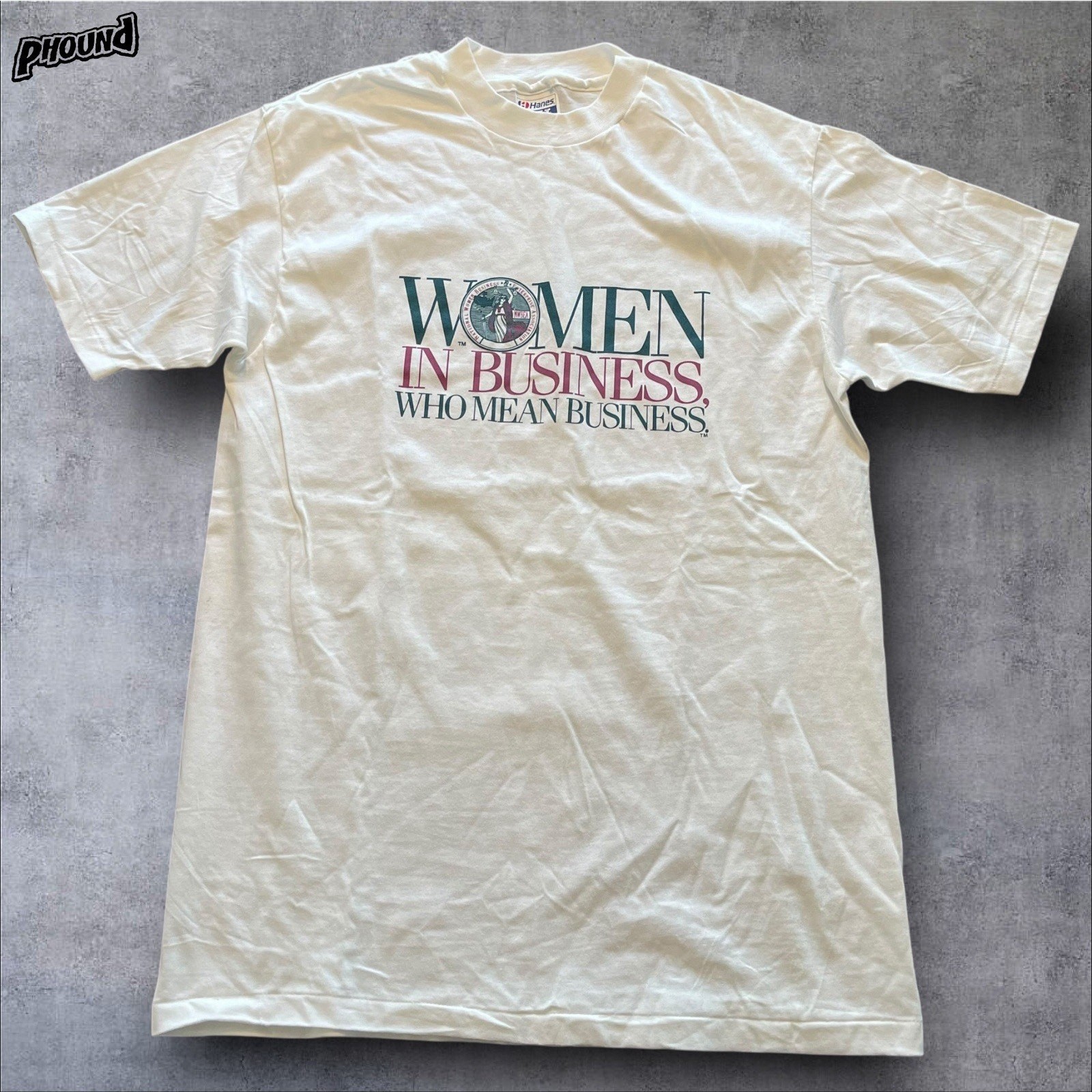 Vtg 80s Women In Business Empower equal Rights Hanes 5050 1