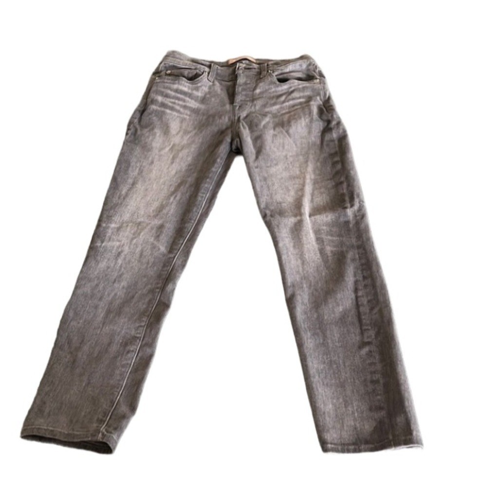 7 for all mankind Josefina gray luxe vintage straight Jeans