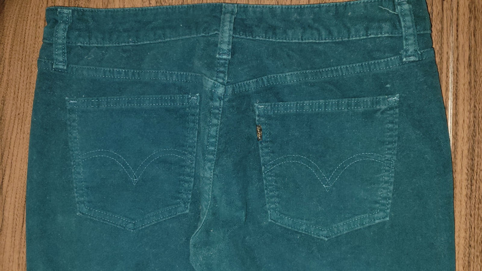 Levi&rsquo;s Premium Ultimate Bootcut GREEN Black Tab Velvety Jeans Size 29M W31 L31