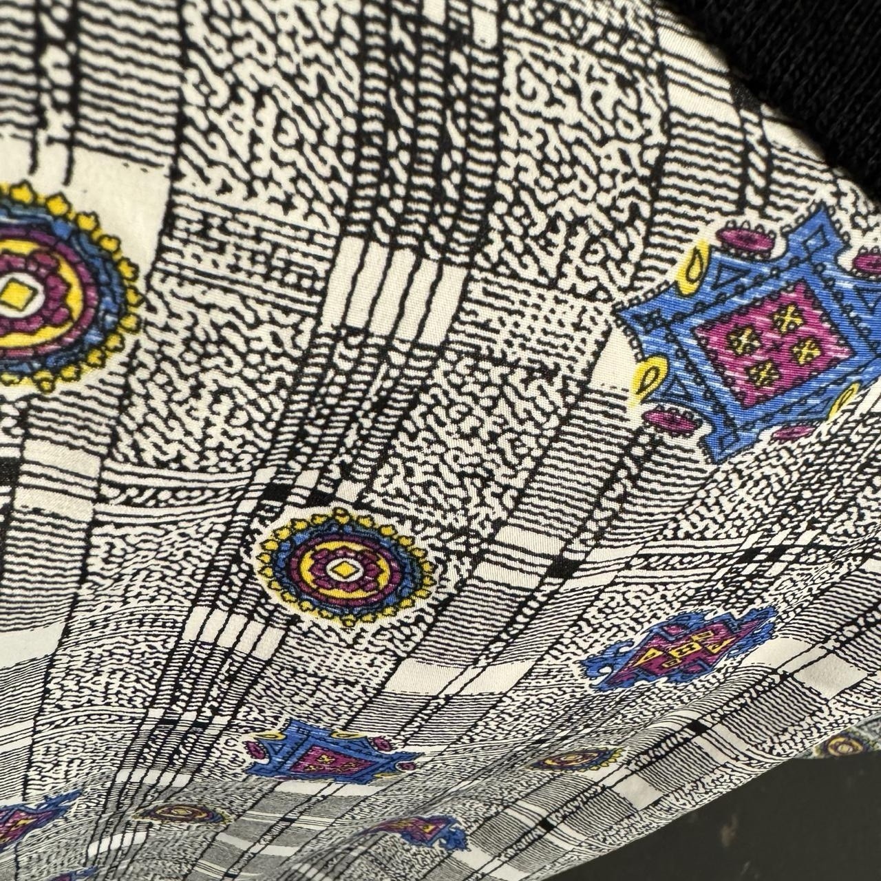 PARTNERS By Mervyn’s Collared Women’s Blouse. Vintage Print.