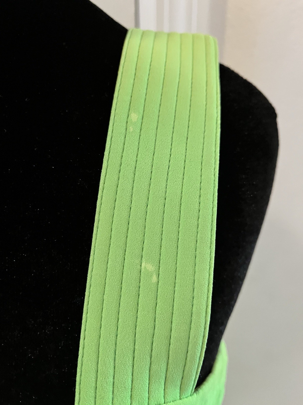 Vintage ISTANTE By VERSACE Light Green Dress, Made In Italy, Size 40
