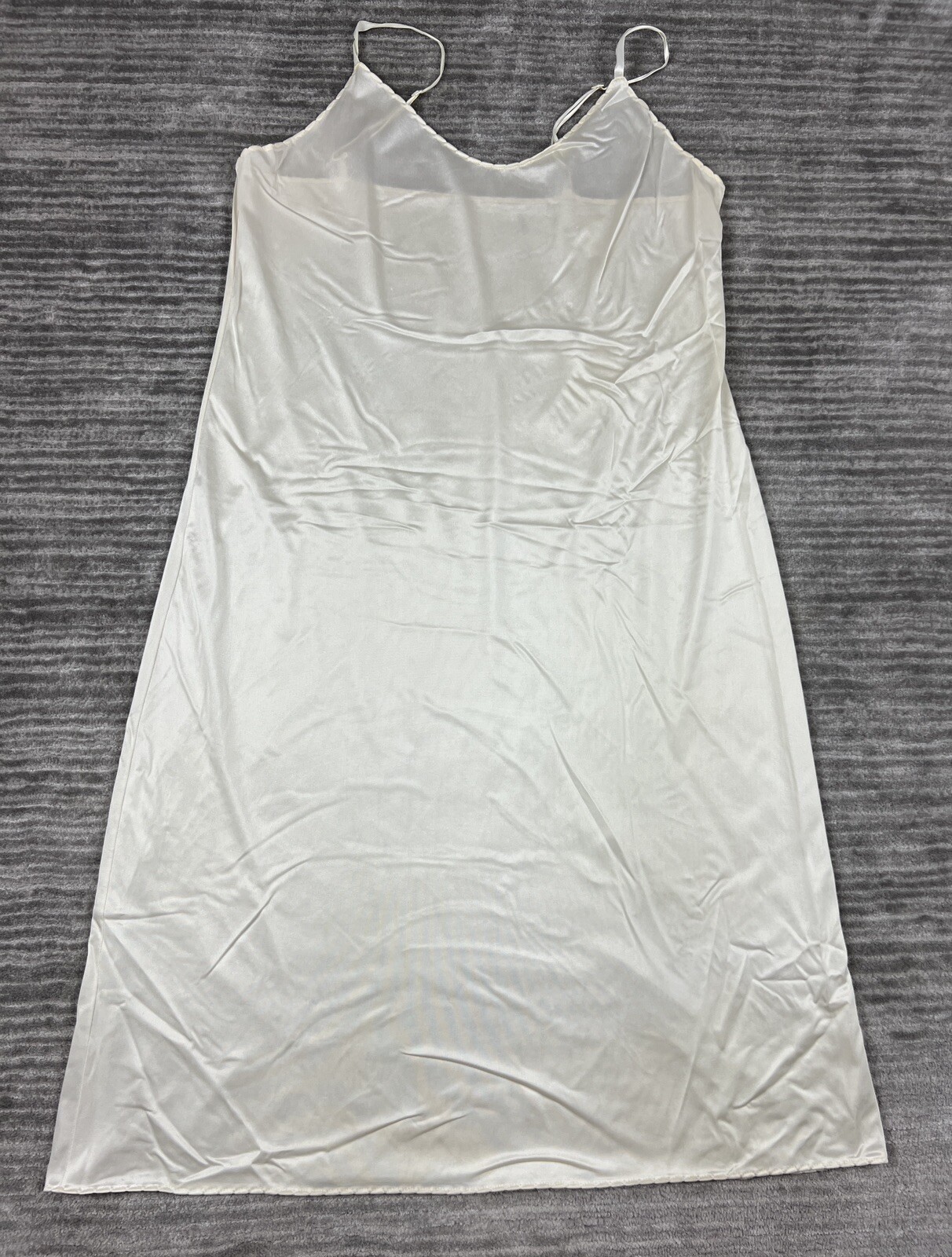 Vintage Sears Lingerie Slip Nightie 40 Adustable Strap Made in USA