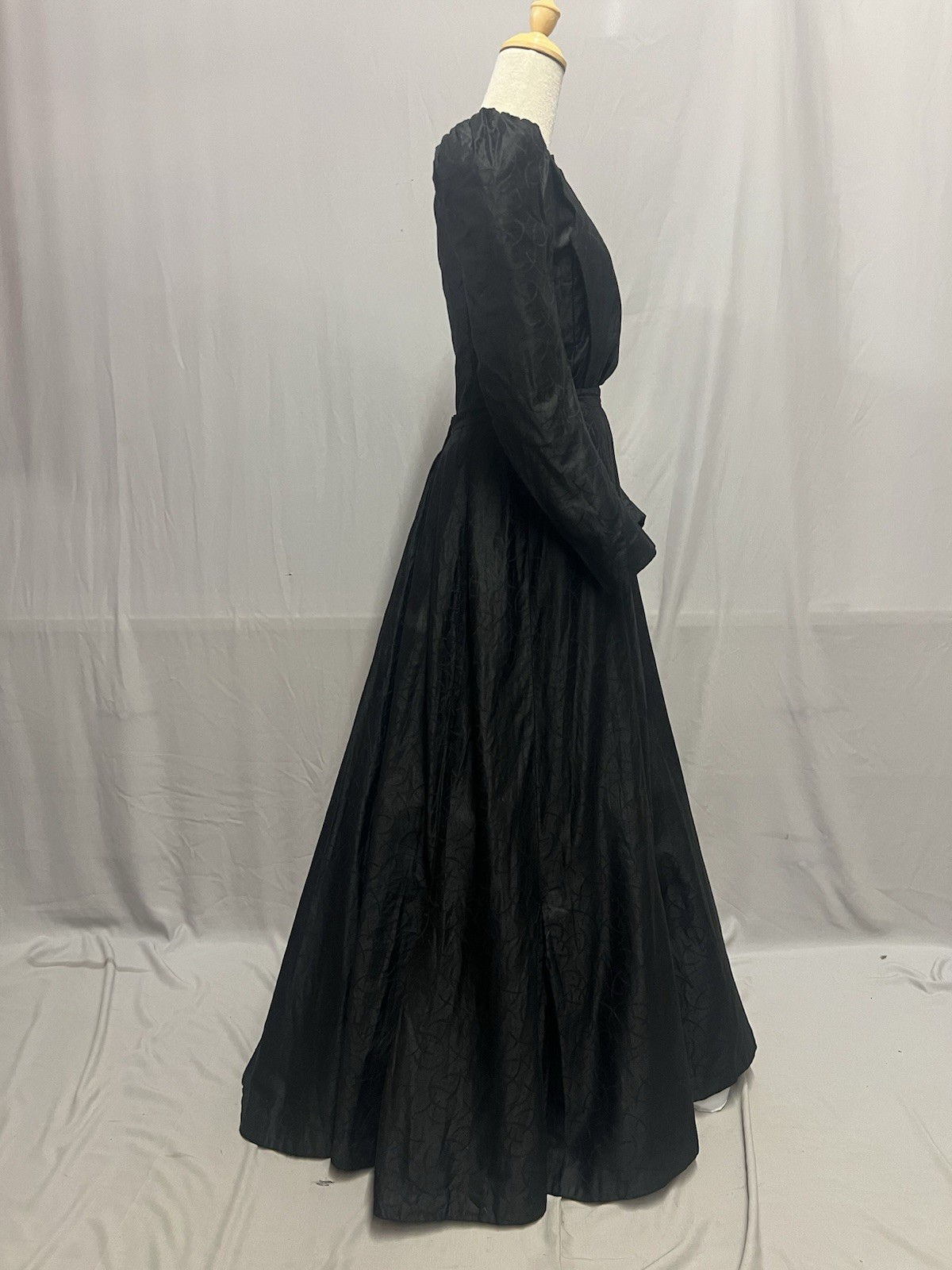 1900 Edwardian 2 Pc polished cotton Day Dress