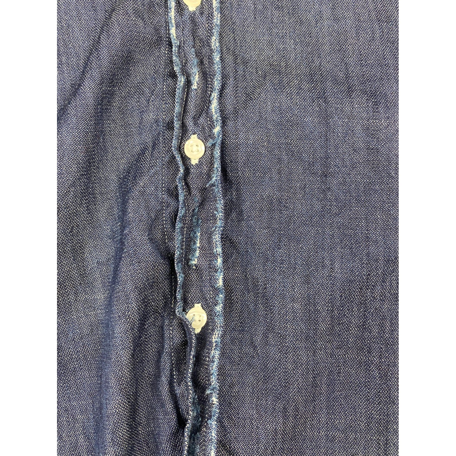 Frank & Eileen Mary Shirtdress Women&rsquo;s Size Large Dark Wash Distressed